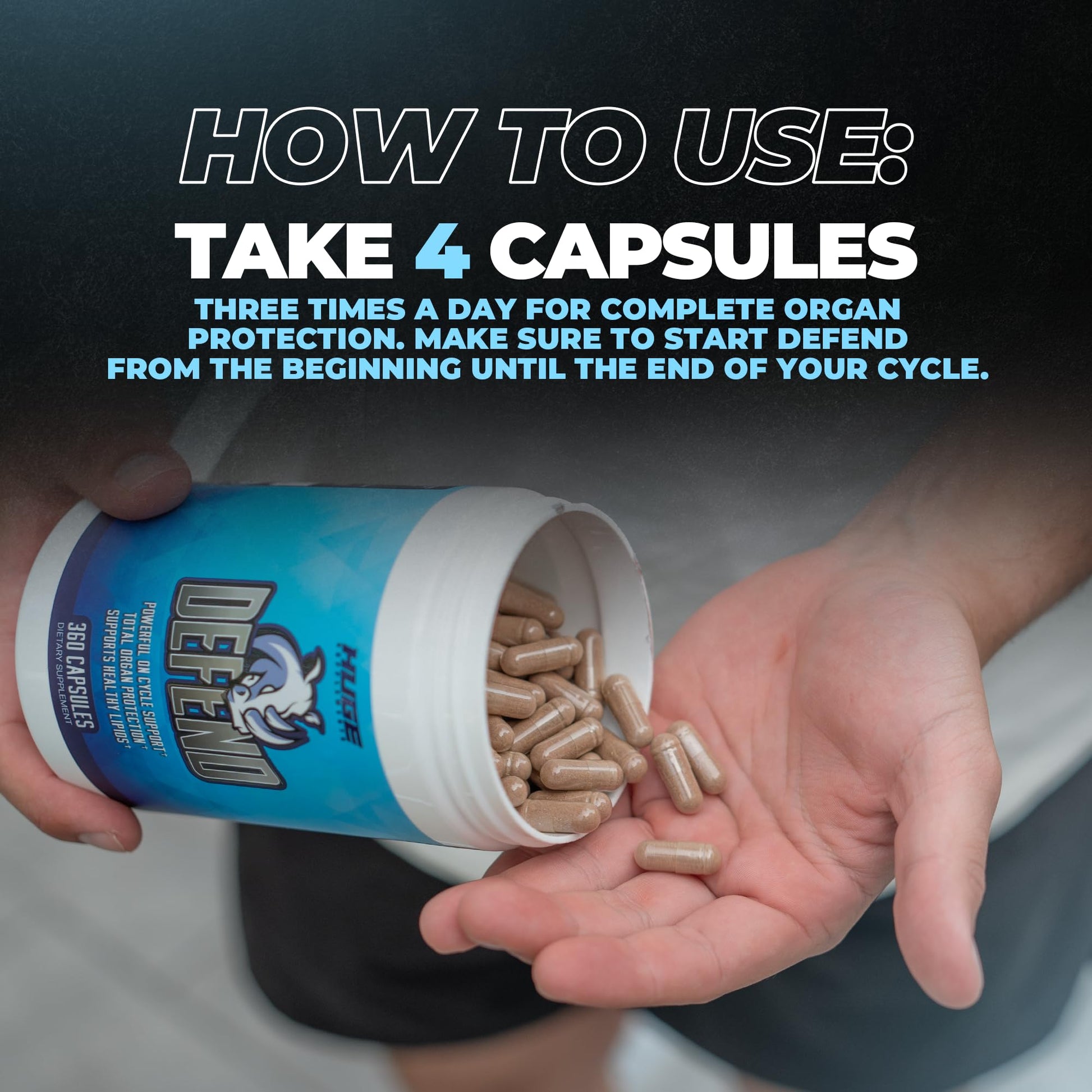 Advanced athletic cycle support supplement for organ health representation.