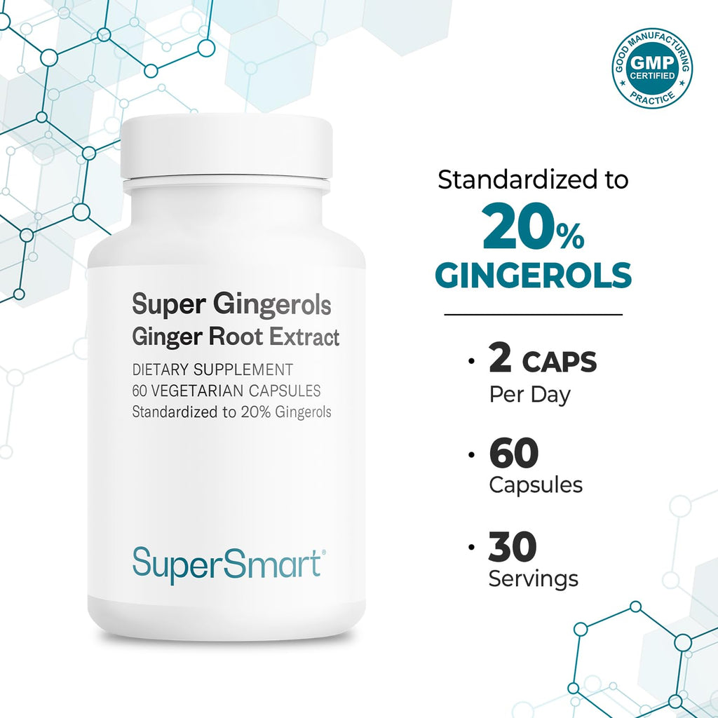Premium USA imported ginger root capsules for anti-inflammatory immune care.