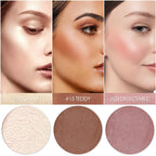 Falocutus cream blush highlighter and bronzer swatches