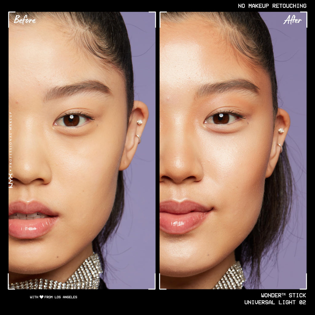 Close up of cream texture on Nyx contour and highlight stick