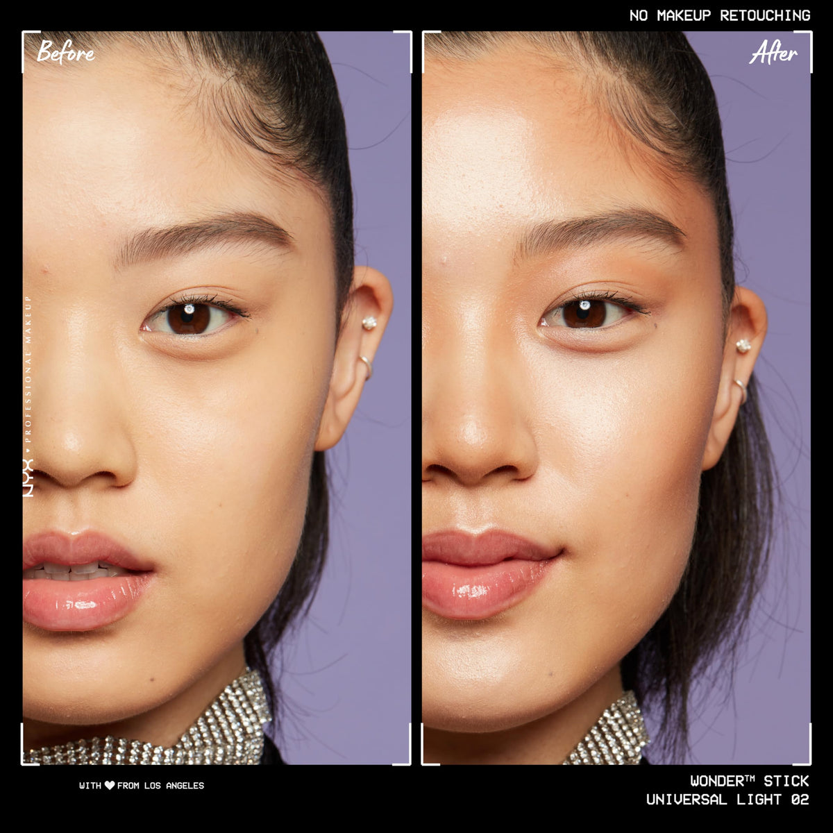 Close up of cream texture on Nyx contour and highlight stick