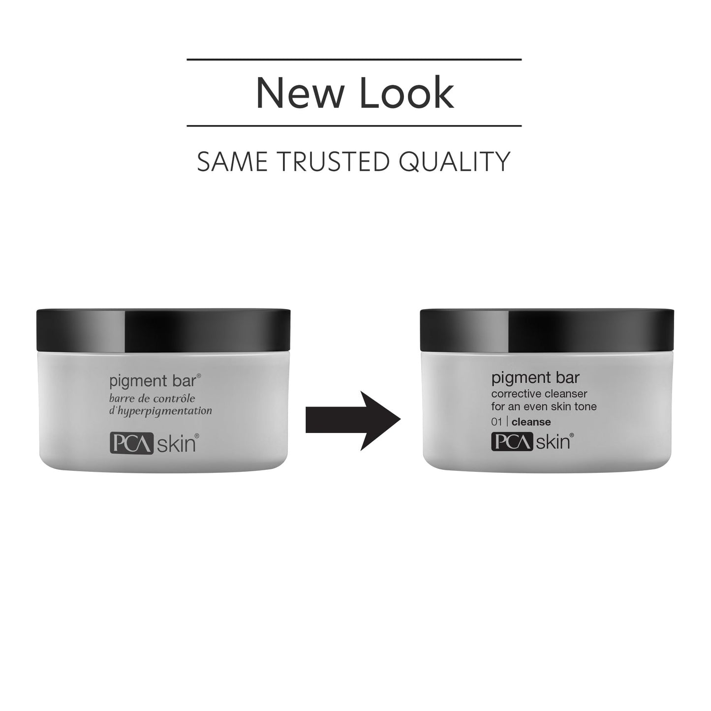 Corrective cleansing bar for dark spots inside its specialized lathering jar container