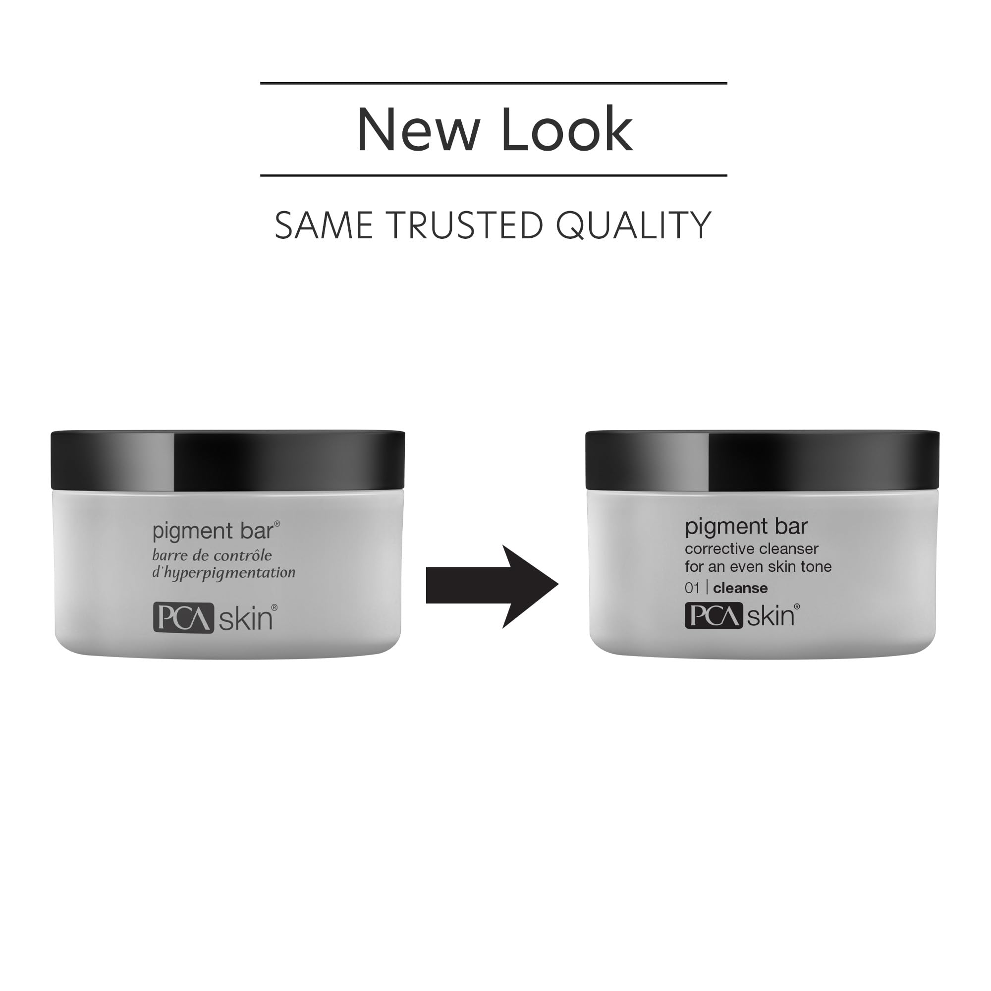 Corrective cleansing bar for dark spots inside its specialized lathering jar container