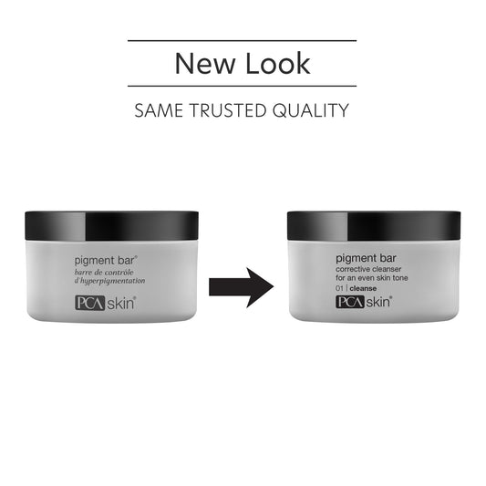 Corrective cleansing bar for dark spots inside its specialized lathering jar container