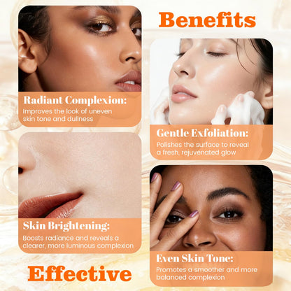 Application of Irev soap on skin for dark spot removal