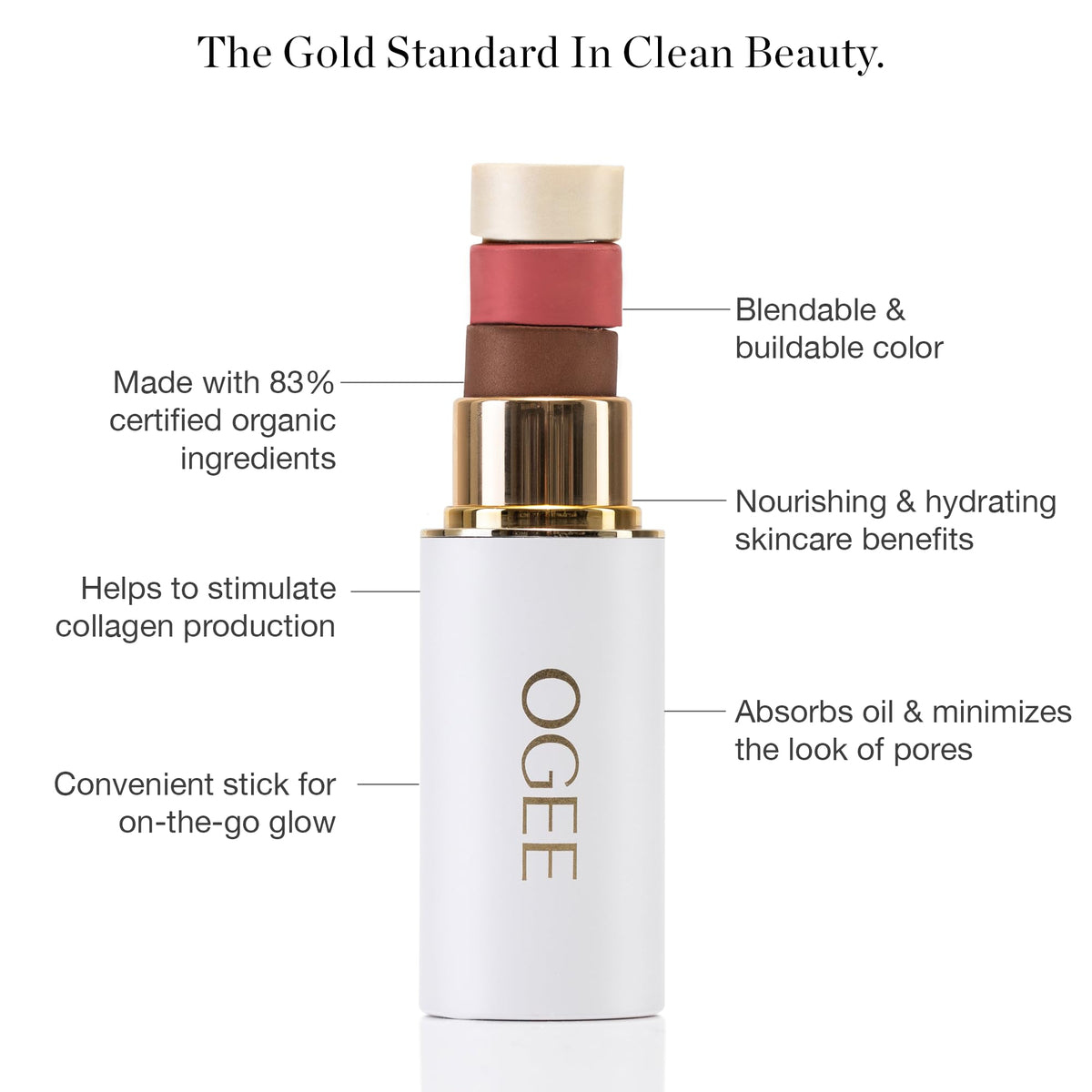 Ogee contour trio open showing bronzer blush and highlighter sticks