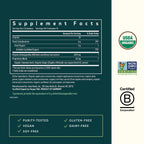 Certified USDA Organic vegan ashwagandha gummies for healthy cortisol balance.