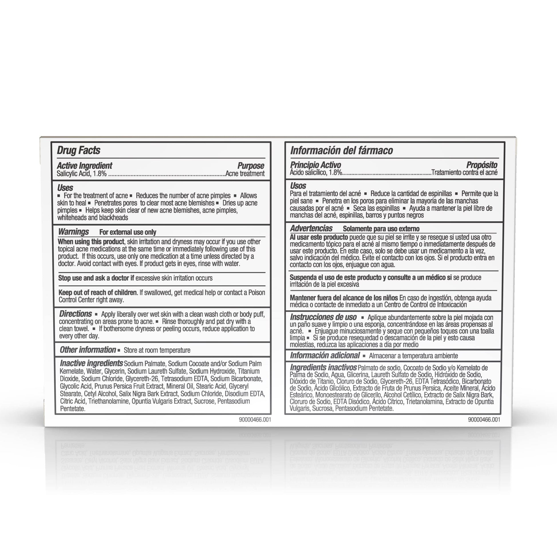 Individual wrapper of Asepxia acne face wash bar demonstrating secure packaging