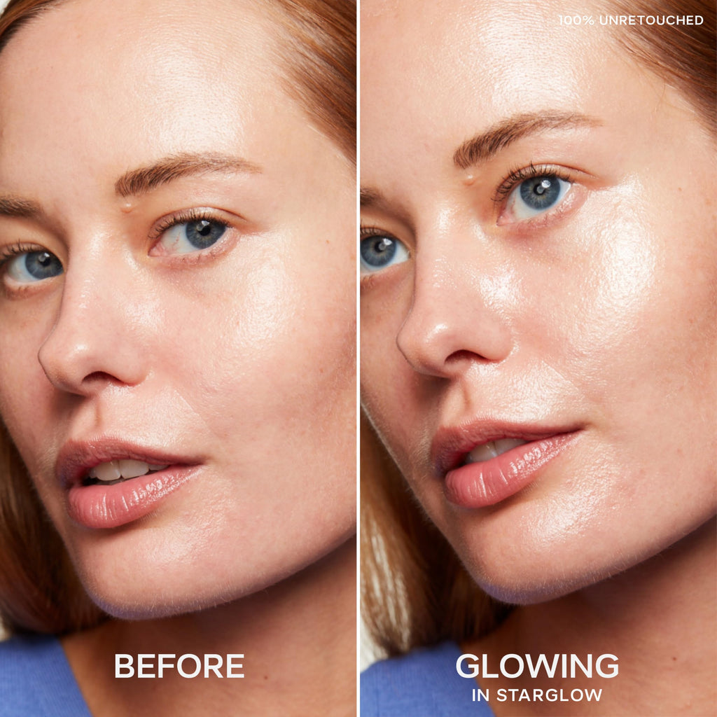 Saie hydrating makeup primer swatch on skin
