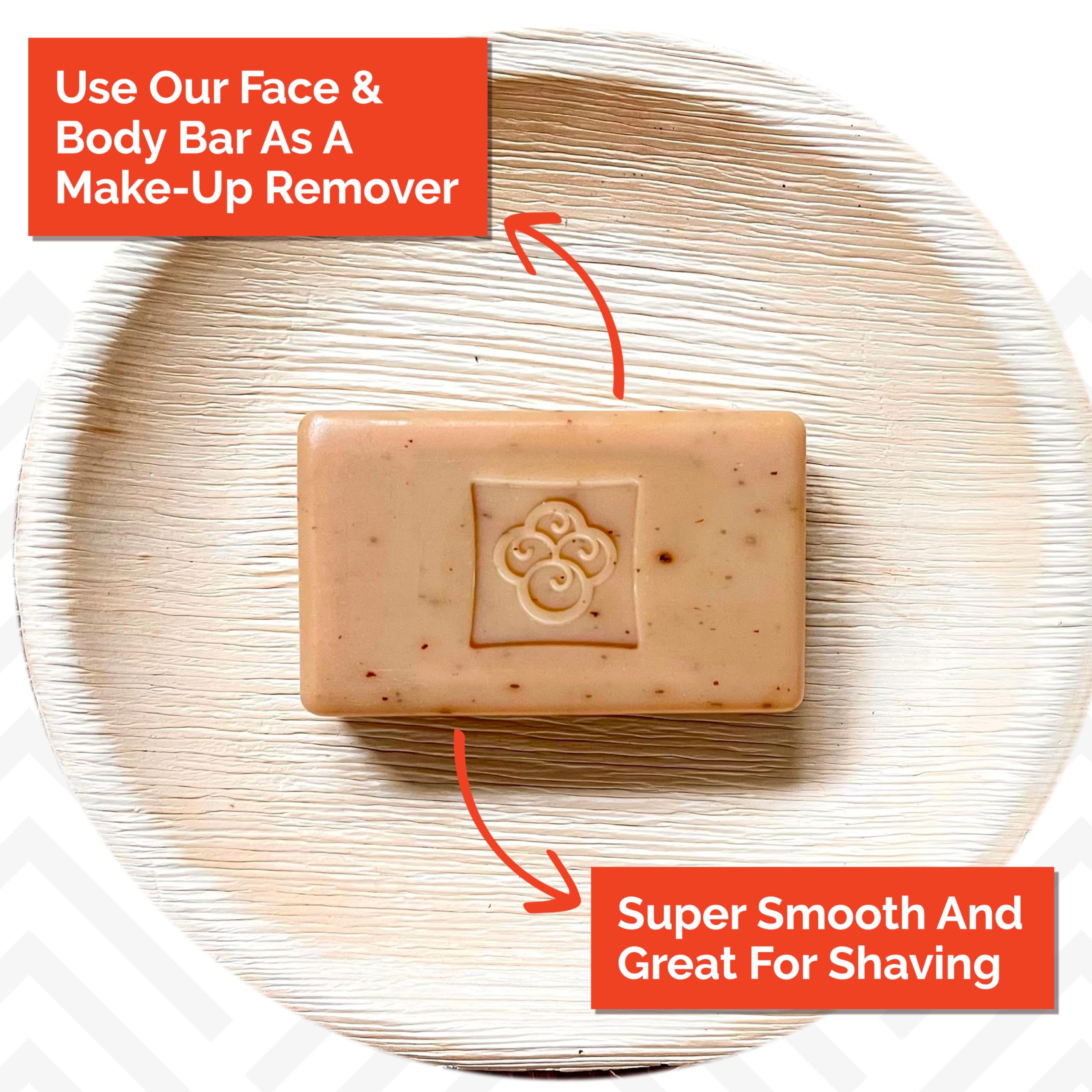 Sibu premium skincare natural exfoliating oatmeal and glycerin soap bars