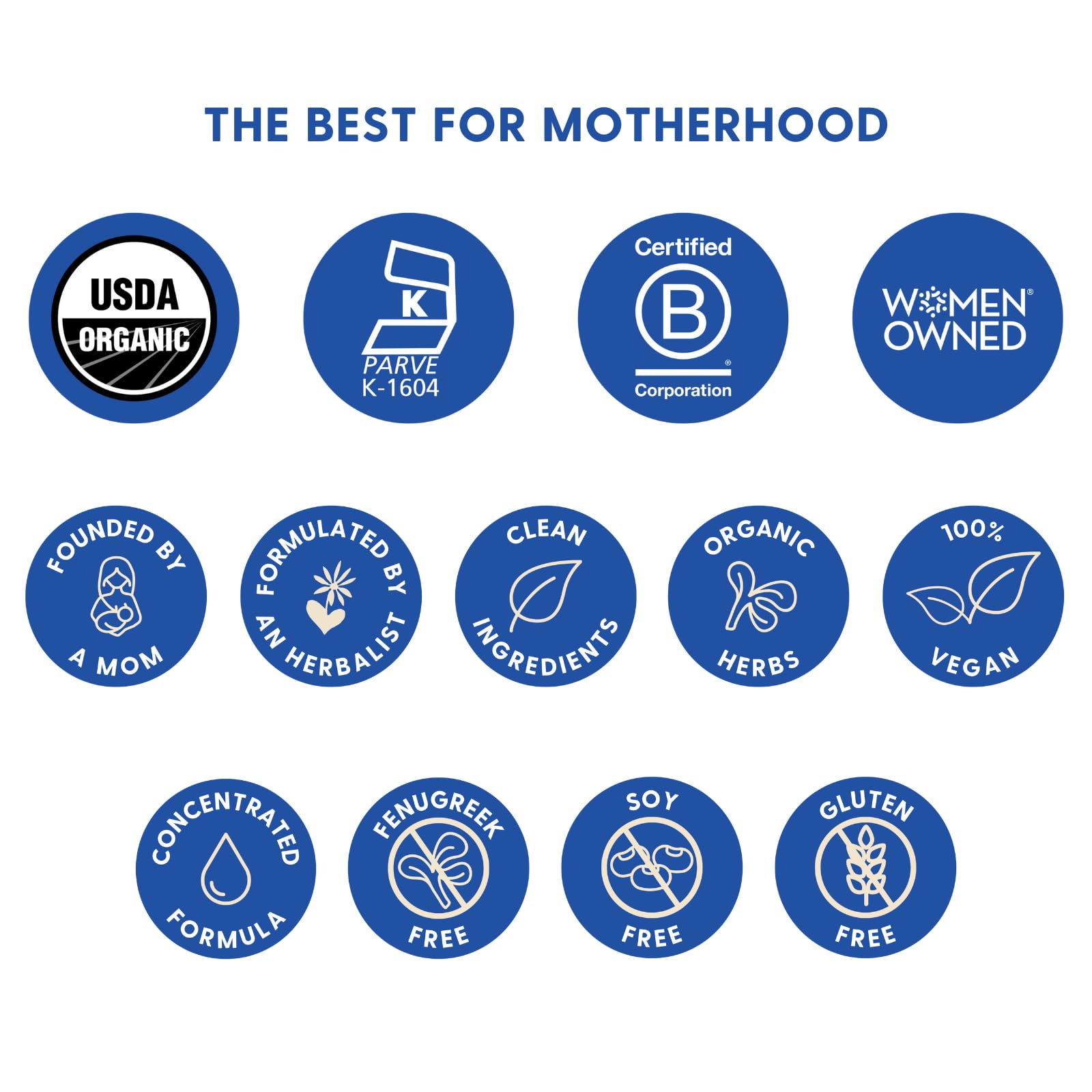 Certified organic herbal lactation support tincture for nursing moms