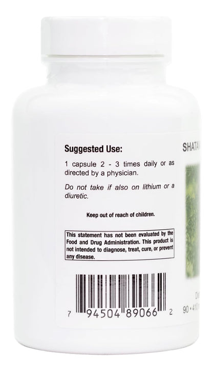 Pure Shatavari root vegetarian capsules ingredients label check
