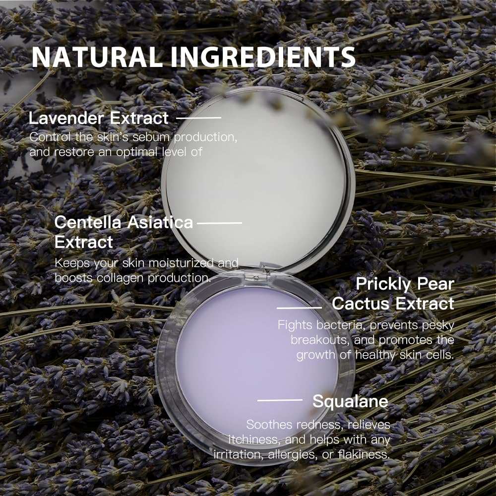 Chillab pore blurring powder travel-friendly design in hand