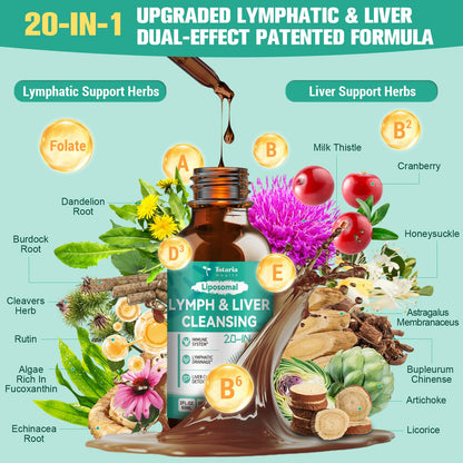 Totaria Liposomal Milk Thistle liquid supplement bottle back label with ingredients