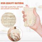 Demonstration of rich lather production using the natural fiber soap bag