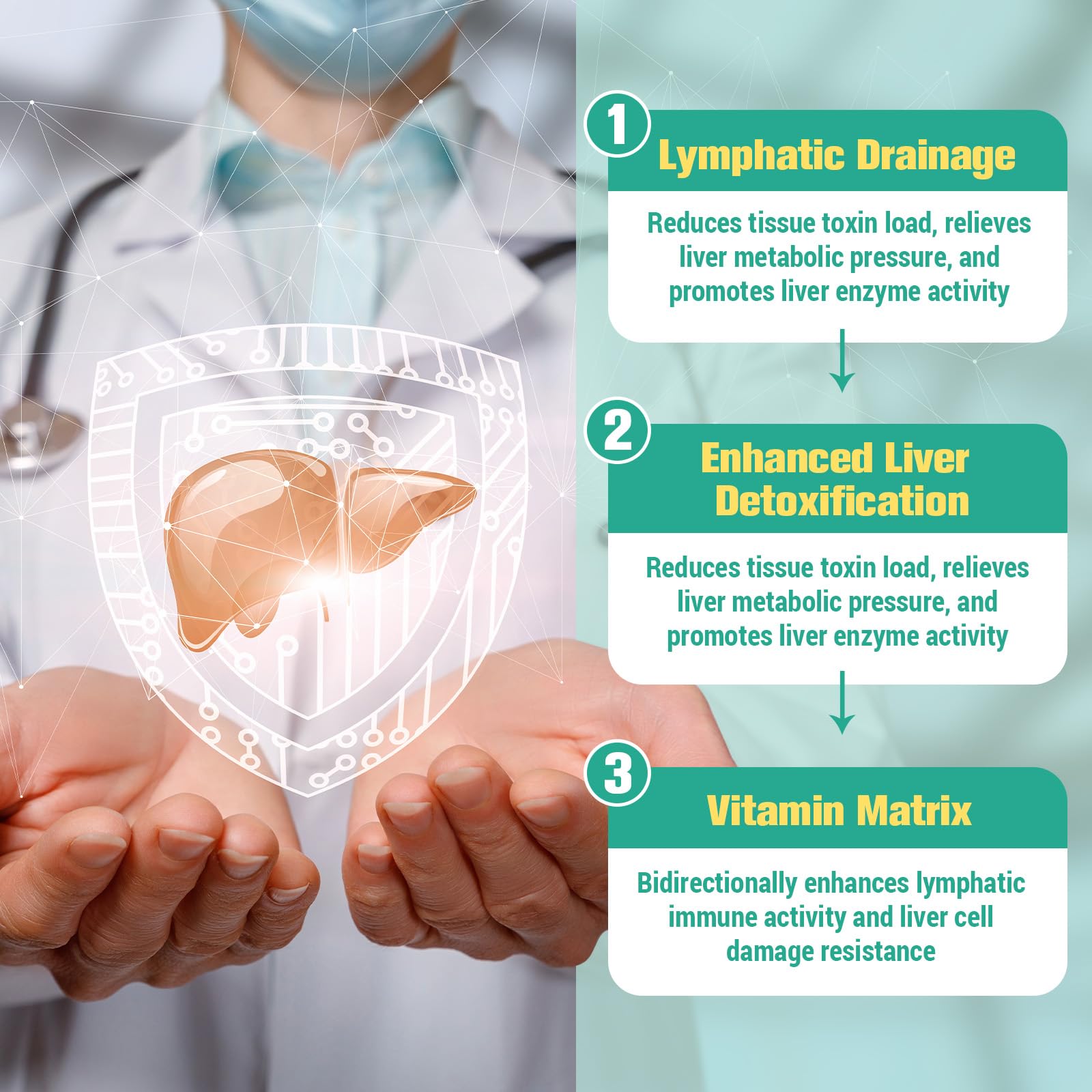 Totaria twenty-in-one detox formula packaging showing dietary compliance certifications