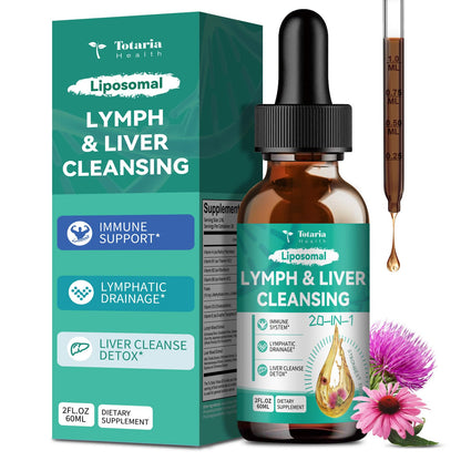Totaria immune system support and liver defense liquid drops lifestyle shot