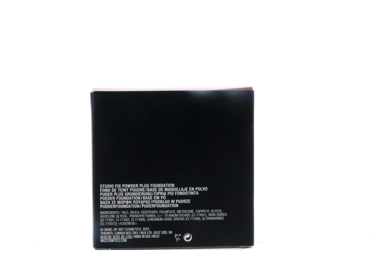 MAC Studio Fix Powder Plus Foundation NW43 texture and compact
