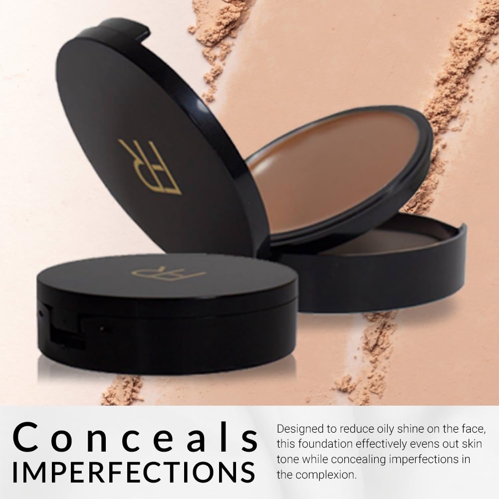 Flori Roberts long lasting matte powder foundation inside retail box