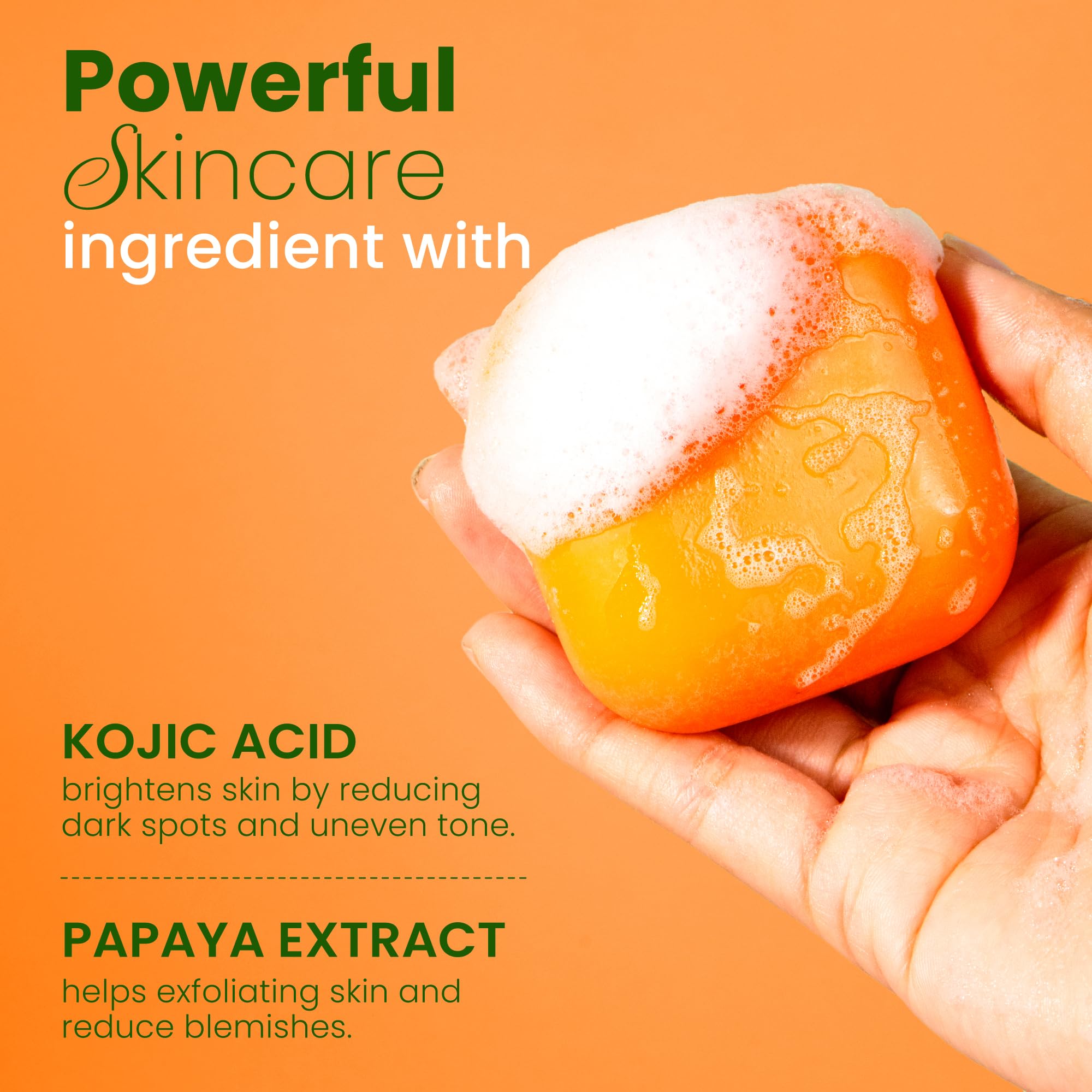 Koji White exfoliating facial bar for evening out Indian skin tone