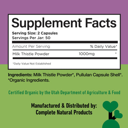 Premium liver health supplement bottle showing 100 capsules count text clearly