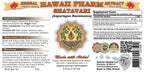 Hawaii Pharm Shatavari herbal supplement liquid extract bottle label details