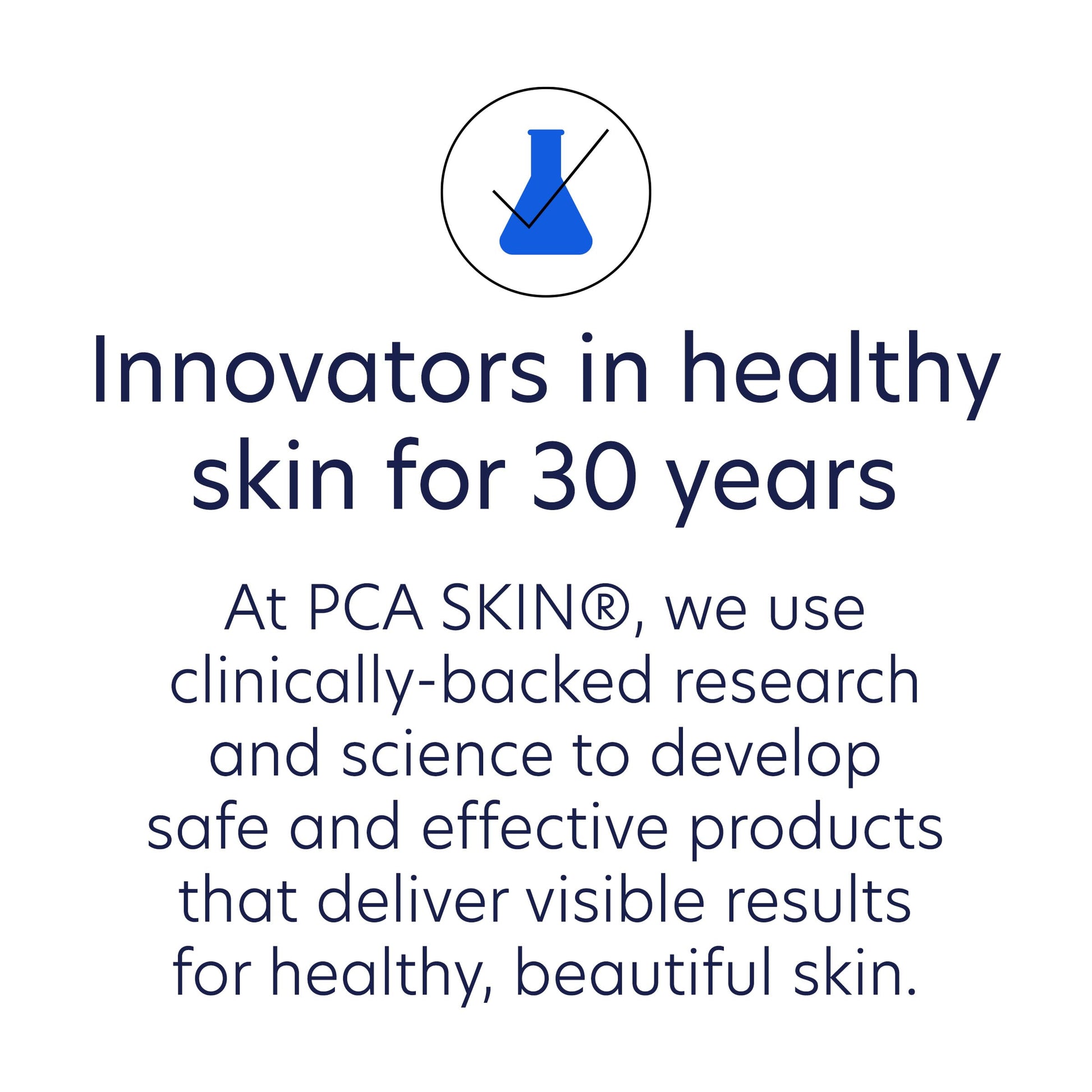 Skincare routine product display of the PCA SKIN blemish control treatment