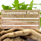 Pure Nutrition 120 vegetarian Shatavari tablets bottle side view detailing USDA organic certification