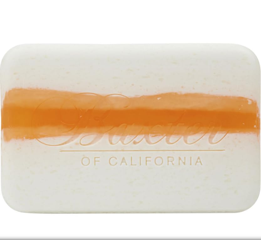Baxter of California men's body soap displaying the signature hydrating orange stripe