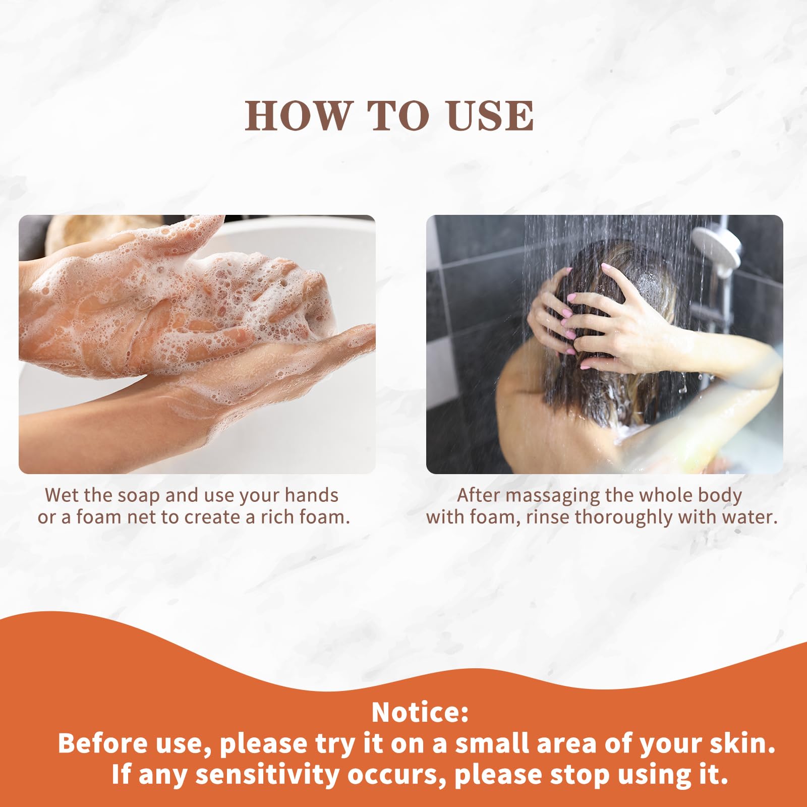Skincare routine with EUQEE whitening soap