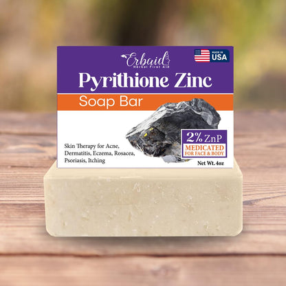 Natrulo zinc pyrithione skin defense bar for daily face and body care