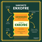 Granado natural vegetable base sulfur soap packaging overview