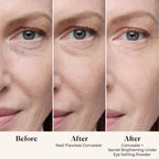 Laura Mercier secret brightening under eye loose setting powder peach side angle packaging