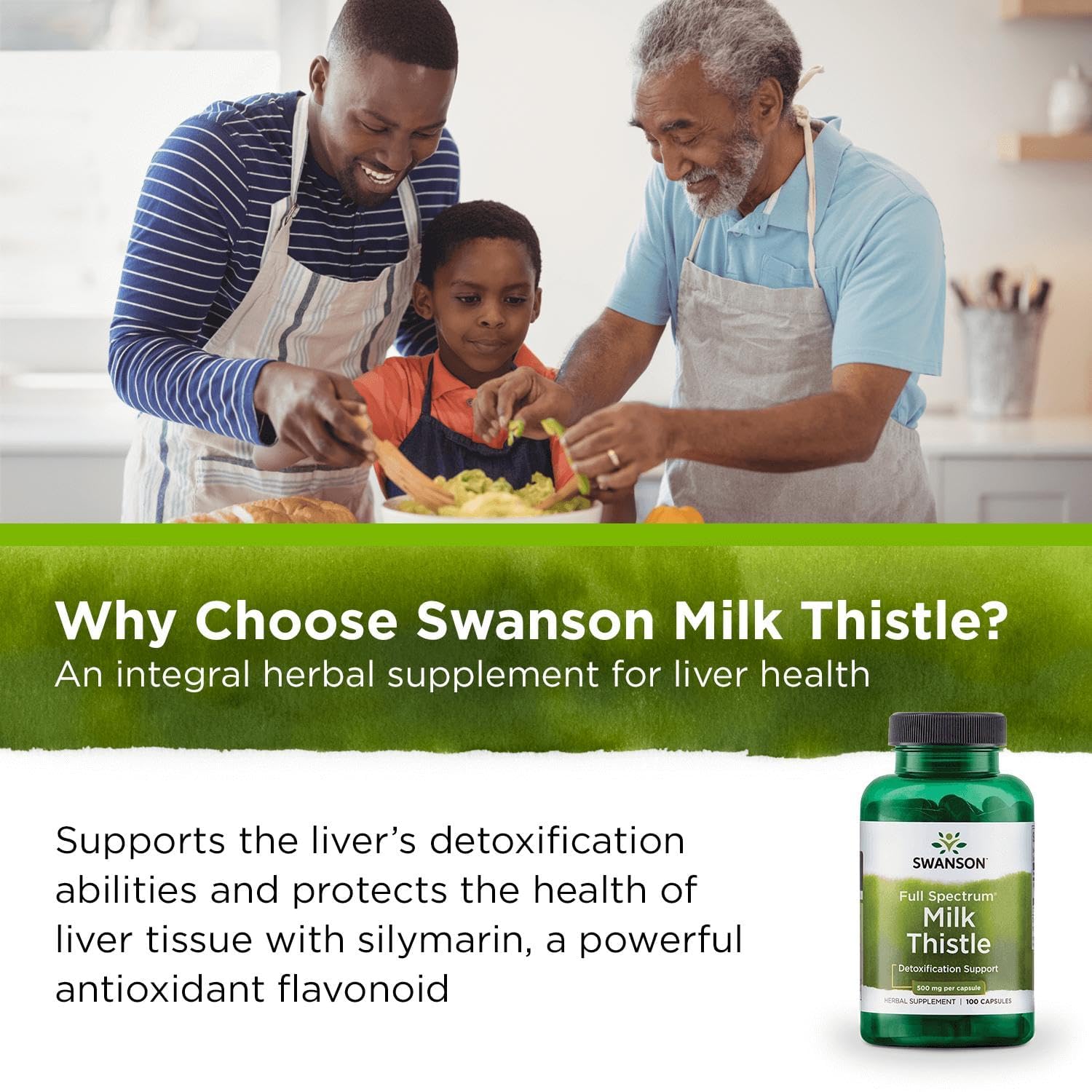 Swanson liver health detox premium plant based supplement authentication details