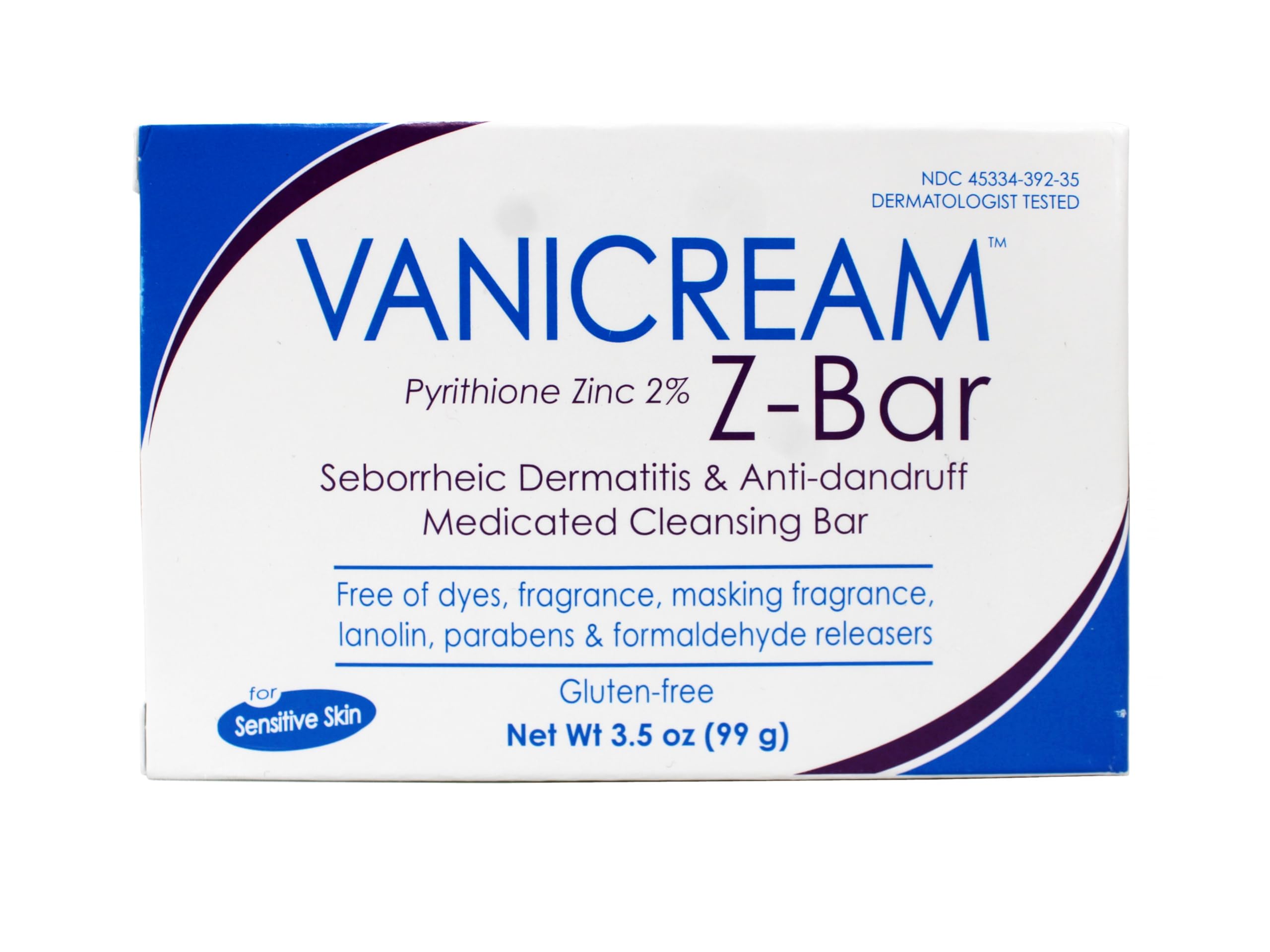 Vanicream Z-Bar 3 pack box detail