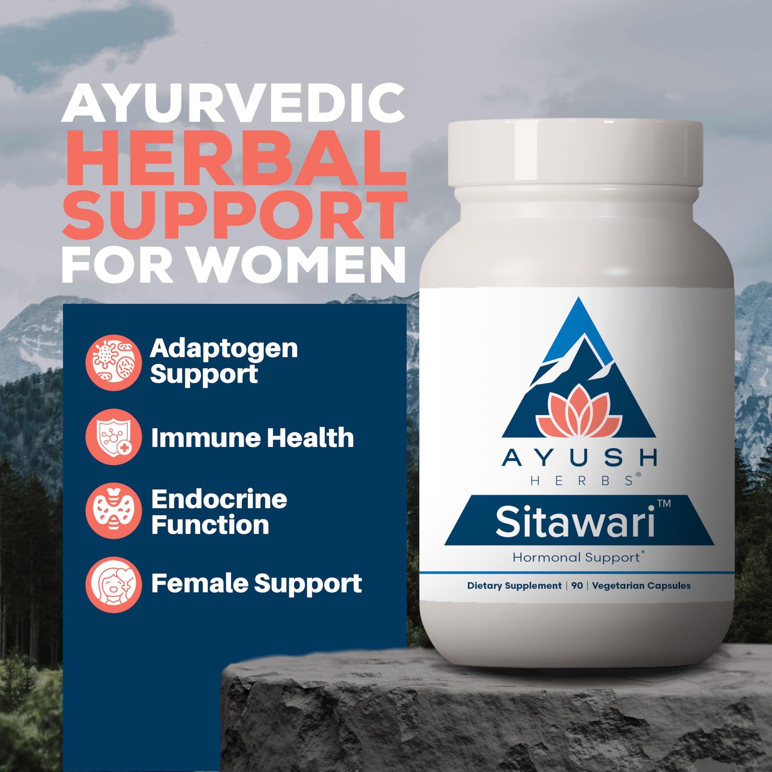 Authentic USA imported women hormonal balance supplement 90 count