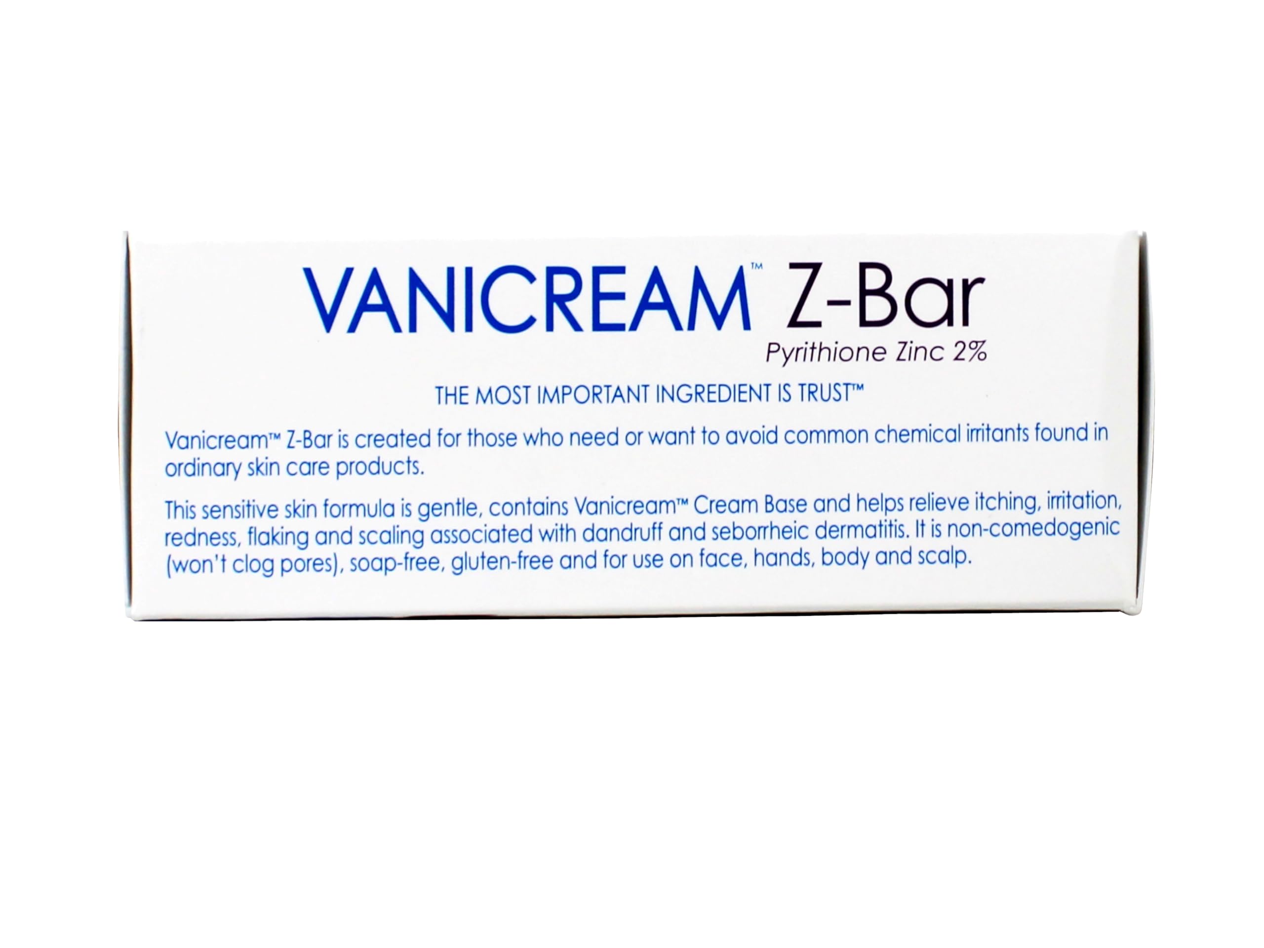 Texture and lather demonstration of Vanicream Z-Bar
