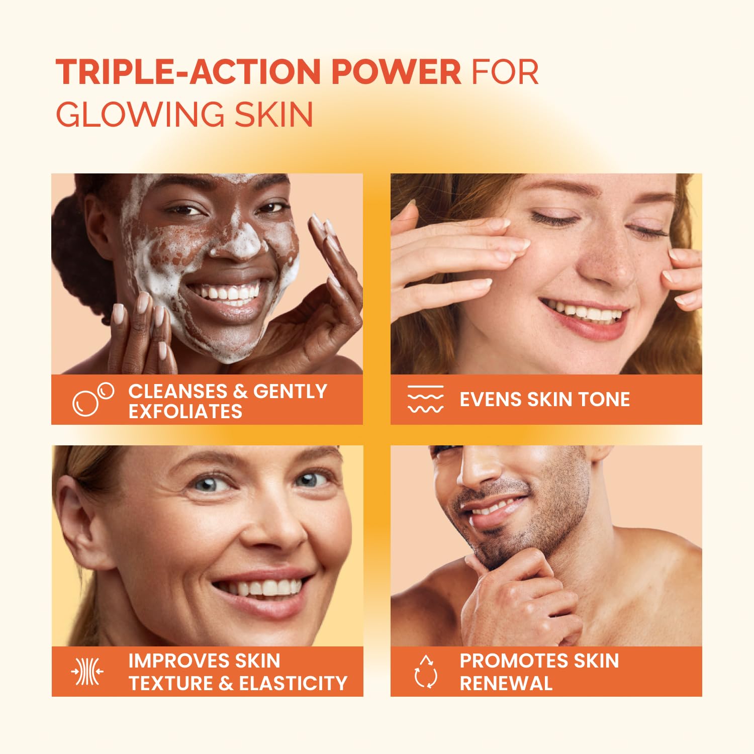 Two bars of Plantifique brightening soap for hyperpigmentation