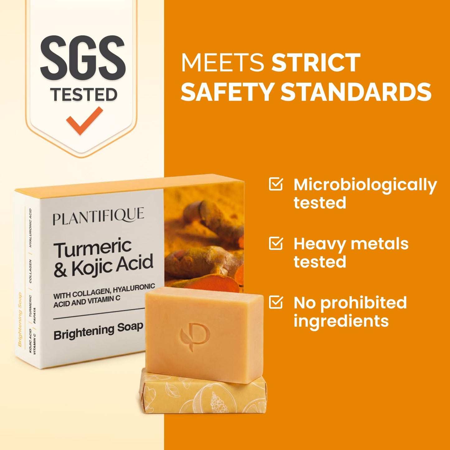 Side profile of Plantifique 160 gram soap set