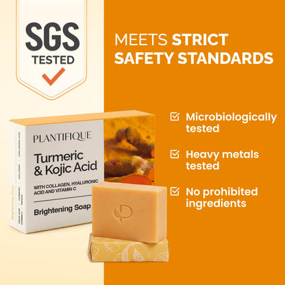 Side profile of Plantifique 160 gram soap set