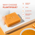 Plantifique infused collagen and hyaluronic acid soap lifestyle shot