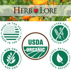 Herb Lore Liquid Shatavari Drops alcohol free supplement label details