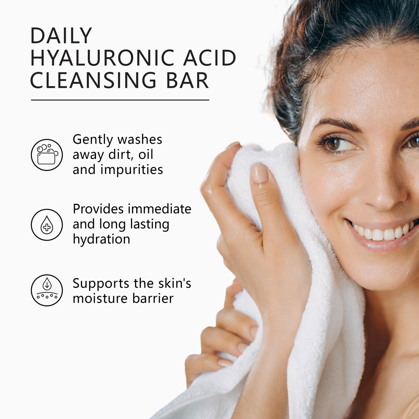 Asterwood moisturizing collagen boosting face soap bar close up