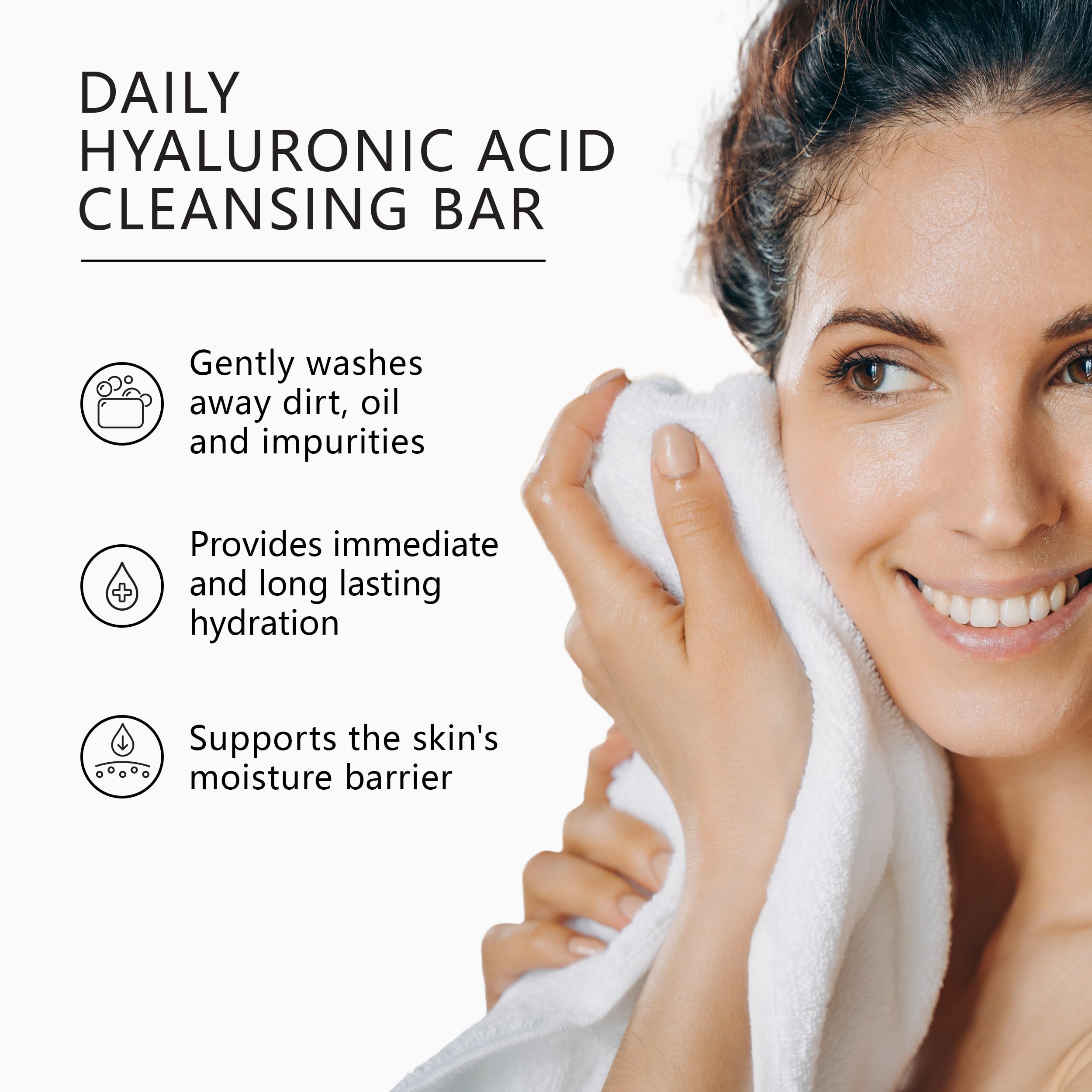 Asterwood moisturizing collagen boosting face soap bar close up