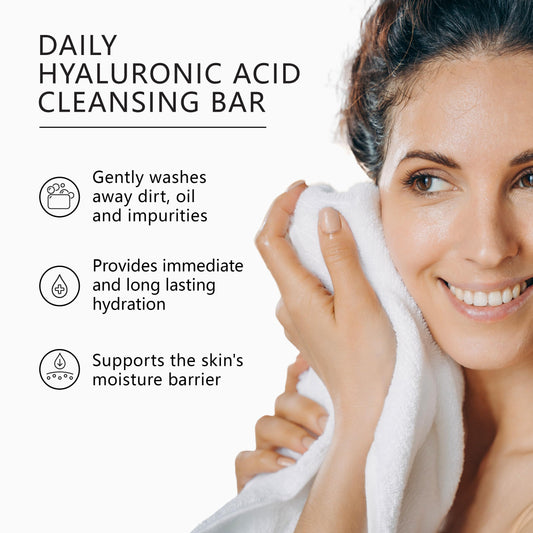 Asterwood moisturizing collagen boosting face soap bar close up