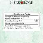Herb Lore Organic Shatavari liquid drops with easy dropper assembly