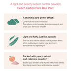 Skinfood Peach Cotton Pore Blur Pact powder texture close up