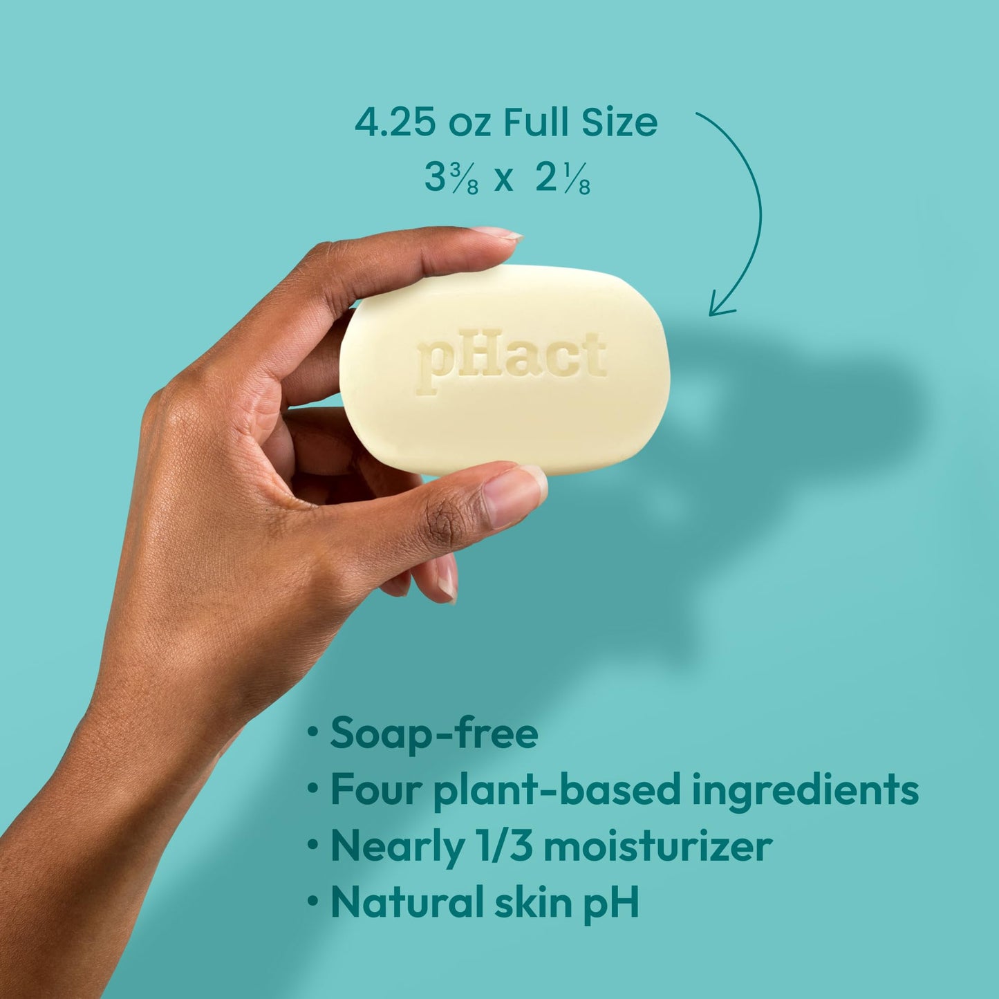 Andrew Lessman fragrance free moisture rich cleansing bar single block close up