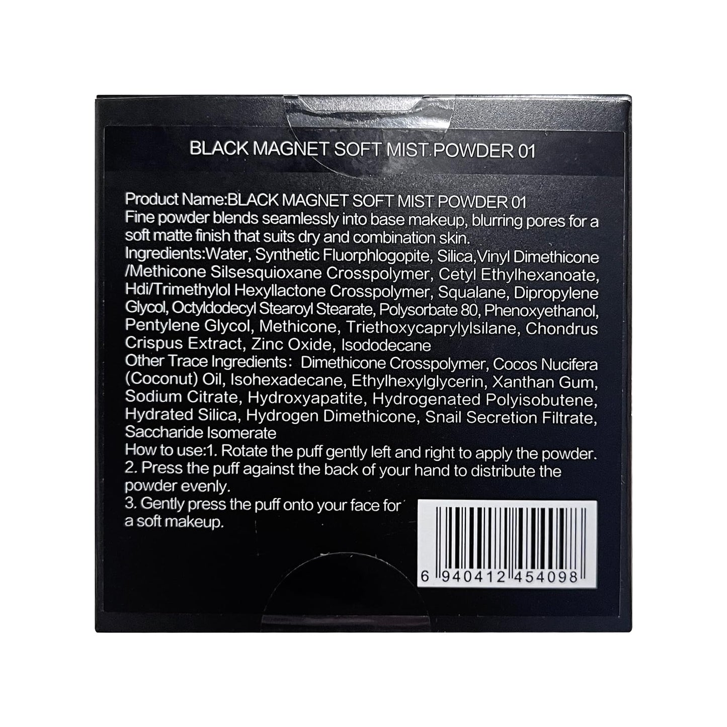 Carslan imported oil control compact makeup powder for Indian beauty routines