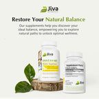 Nutritional information label on Jiva Botanicals Shatavari bottle